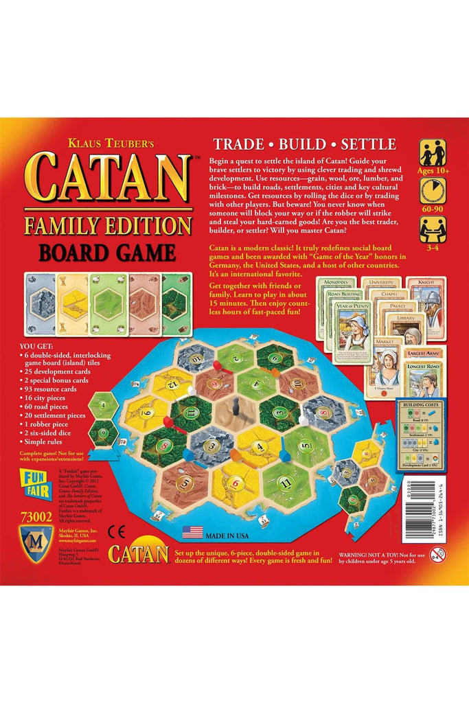 Catan: Family Edition - Blickenstaffs Toy Store