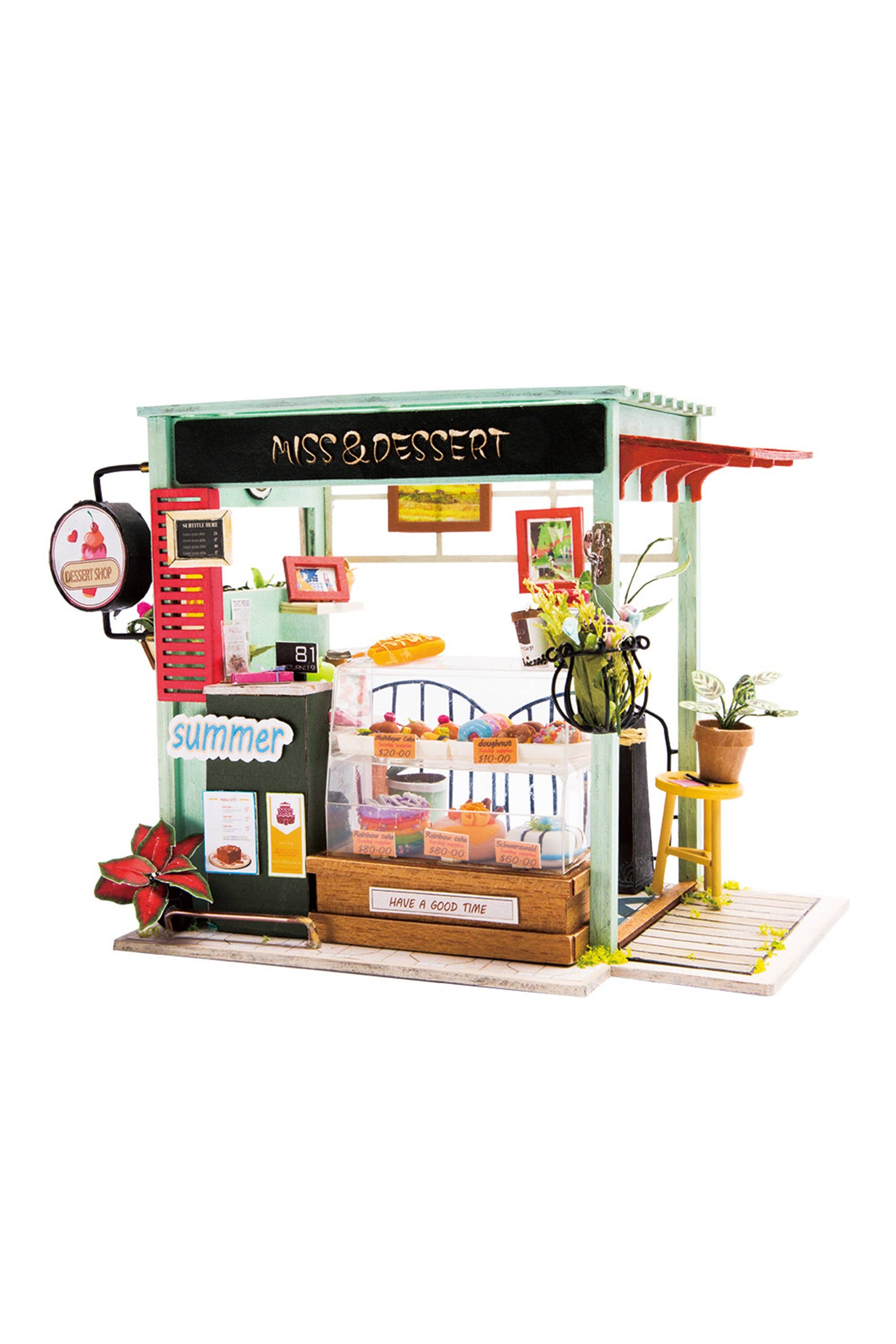 Bake Shop DIY Miniature Dollhouse Kit