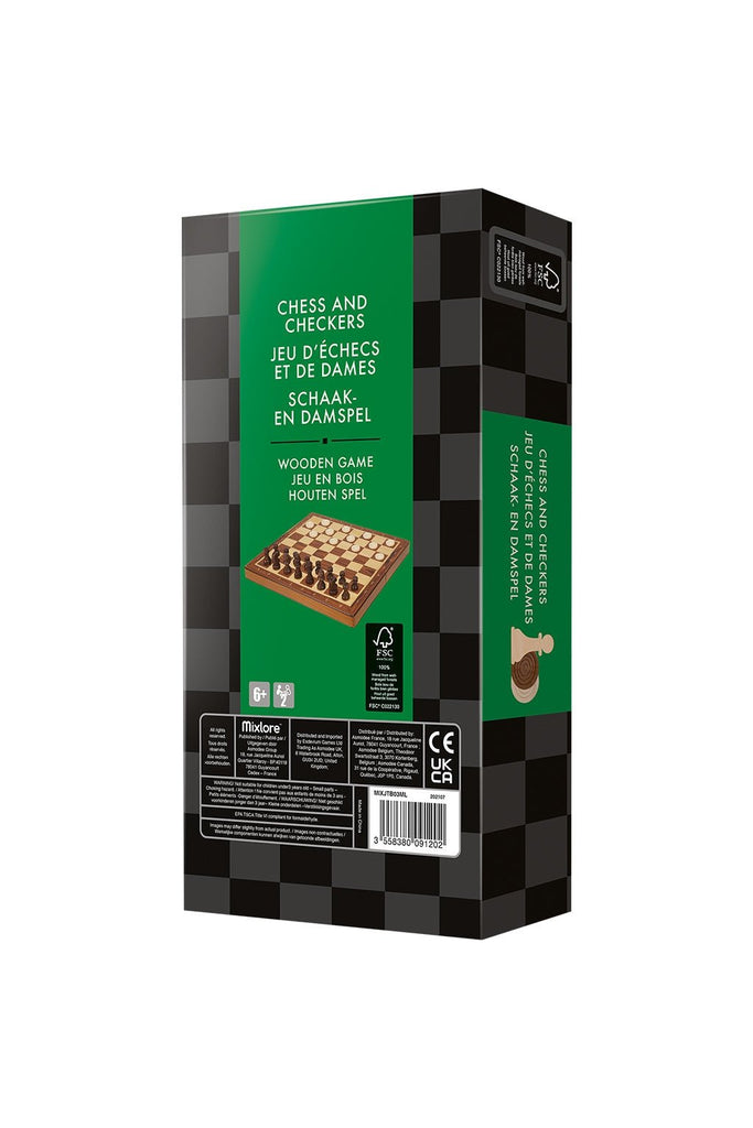 Chess and Checkers - Folding Version - Blickenstaffs Toy Store