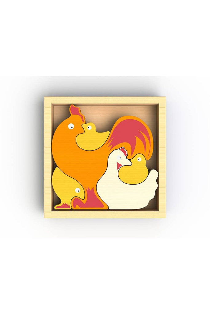 Chicken Family Puzzle - Blickenstaffs Toy Store