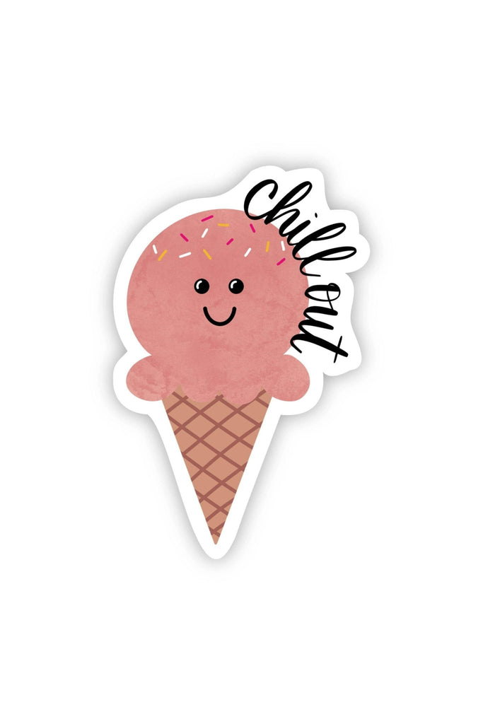 Chill out Ice Cream Sticker - Blickenstaffs Toy Store