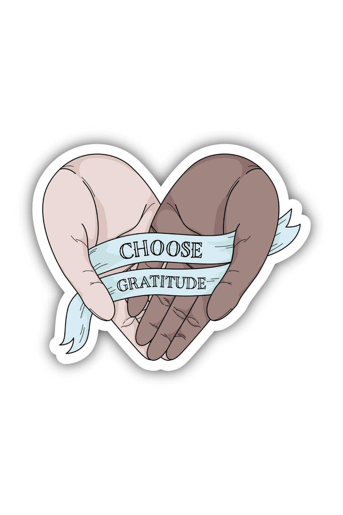 Choose Gratitude Positivity Sticker - Blickenstaffs Toy Store