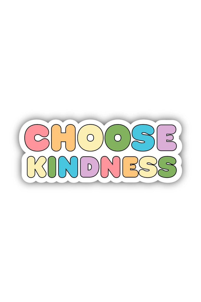 Choose Kindness Bubble Letters - Positivity Sticker - Blickenstaffs Toy Store