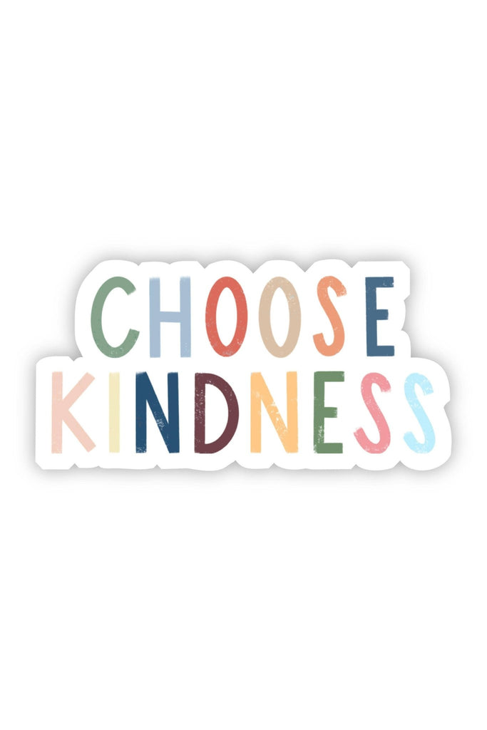 Choose Kindness Multicolor Lettering Sticker - Blickenstaffs Toy Store