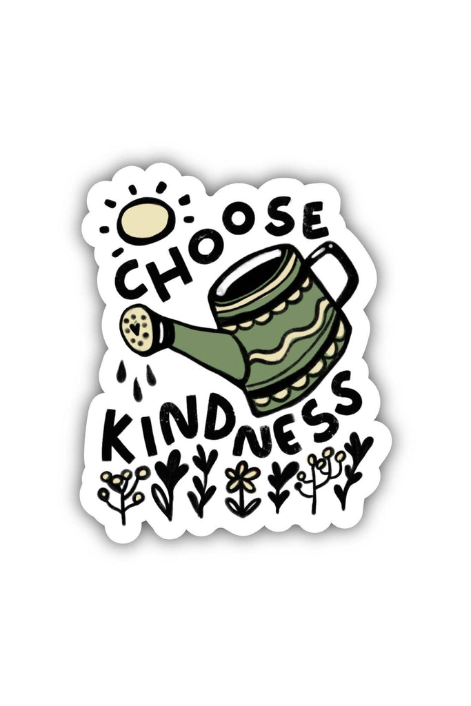 Choose Kindness Watering Flowers - Positivity Sticker - Blickenstaffs Toy Store
