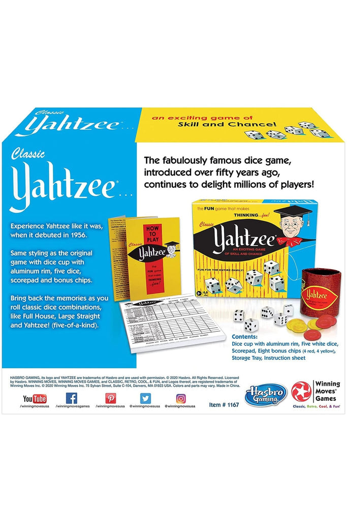 Classic Yahtzee - Blickenstaffs Toy Store