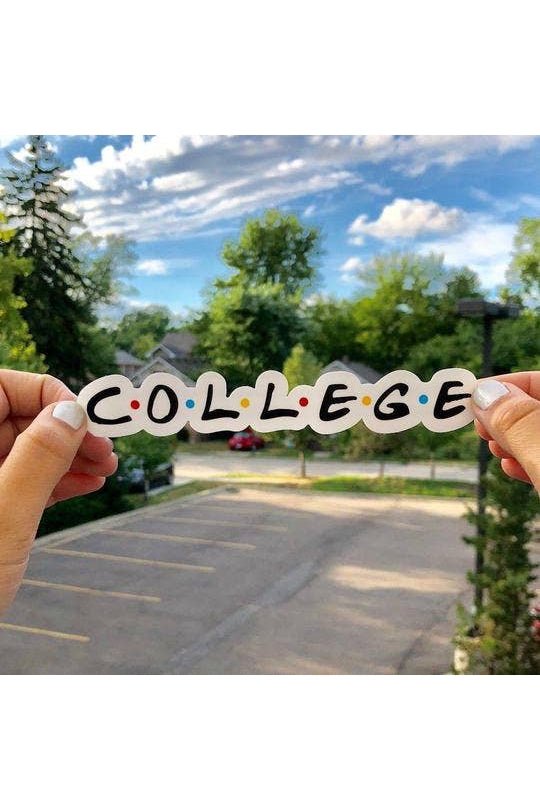 College Sticker - Blickenstaffs Toy Store