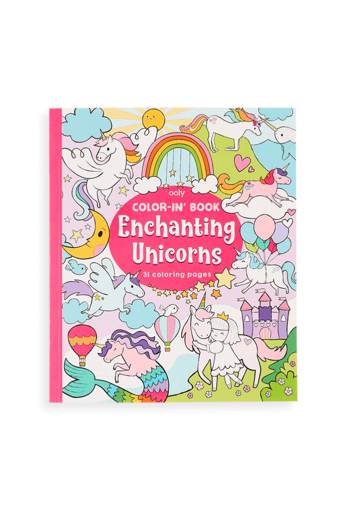 Color - in' Book: Enchanting Unicorns - Blickenstaffs Toy Store