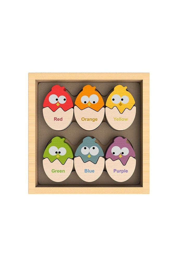 Color 'N Eggs - Bilingual Matching Puzzle - Blickenstaffs Toy Store