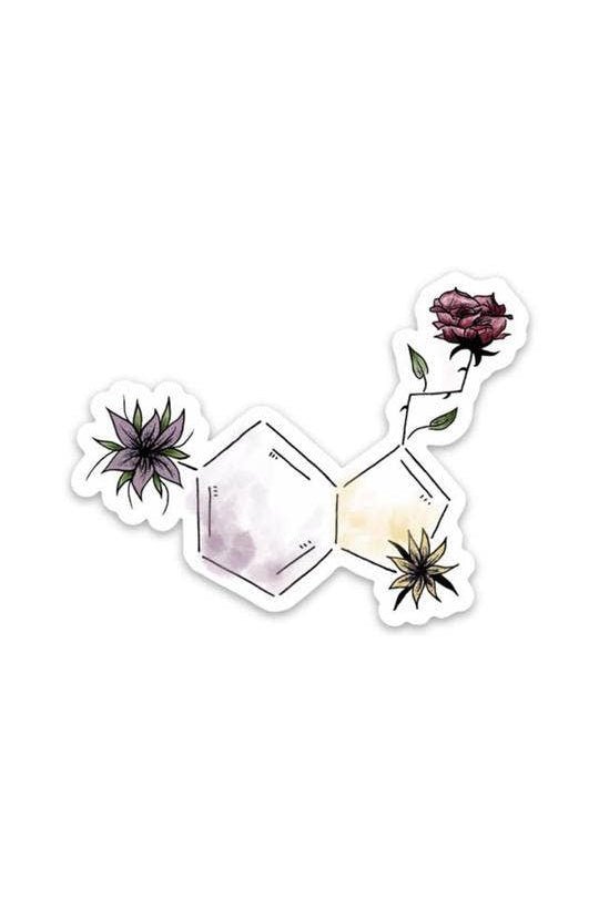 Color Serotonin Symbol Sticker - Blickenstaffs Toy Store