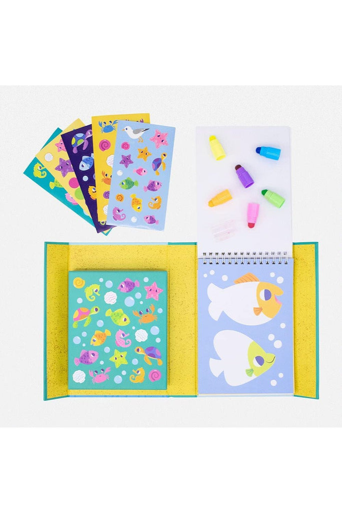 Coloring Set: Beach Crayon Adventures - Blickenstaffs Toy Store