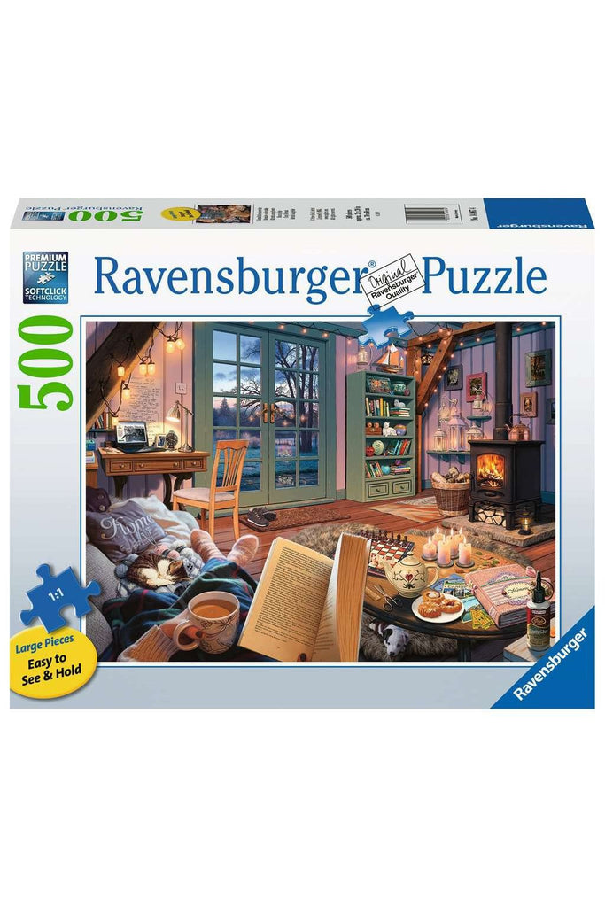 Cozy Retreat 500 Piece Large Puzzle - Blickenstaffs Toy Store