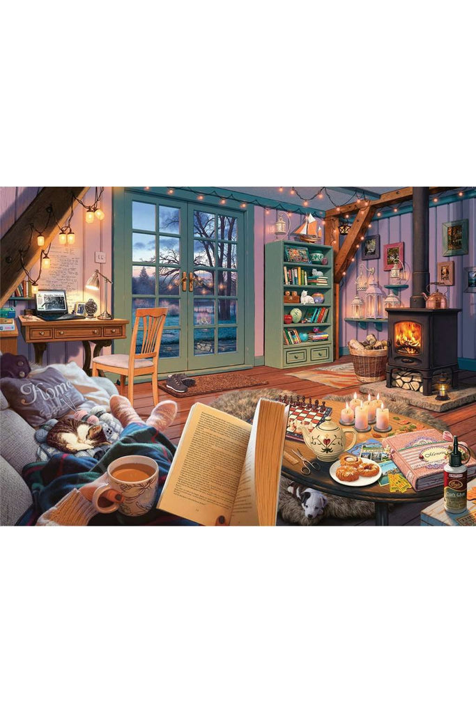 Cozy Retreat 500 Piece Large Puzzle - Blickenstaffs Toy Store