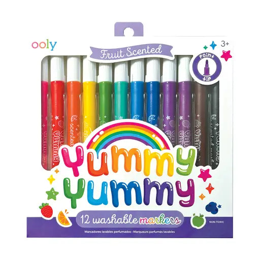 Yummy Yummy Scented Glitter Gel Pens - Set of 12 - Imagine That Toys
