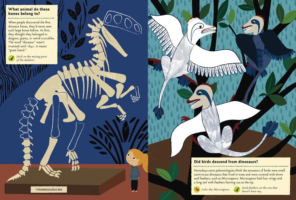 In The Age of Dinosaurs: Sticker Book