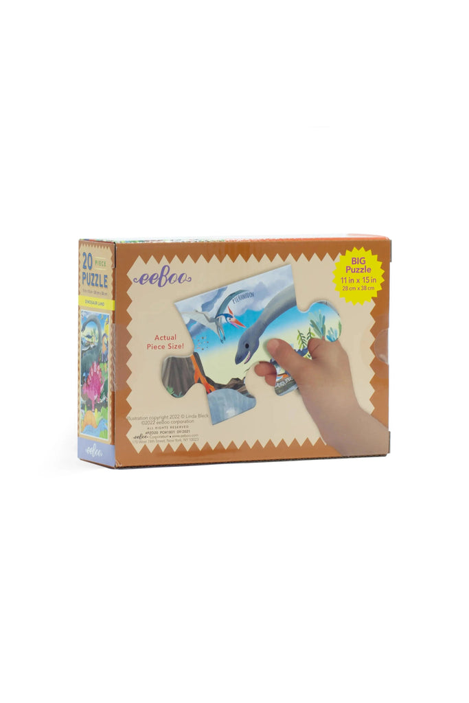 Dinosaur Land 20 Piece Puzzle - Blickenstaffs Toy Store