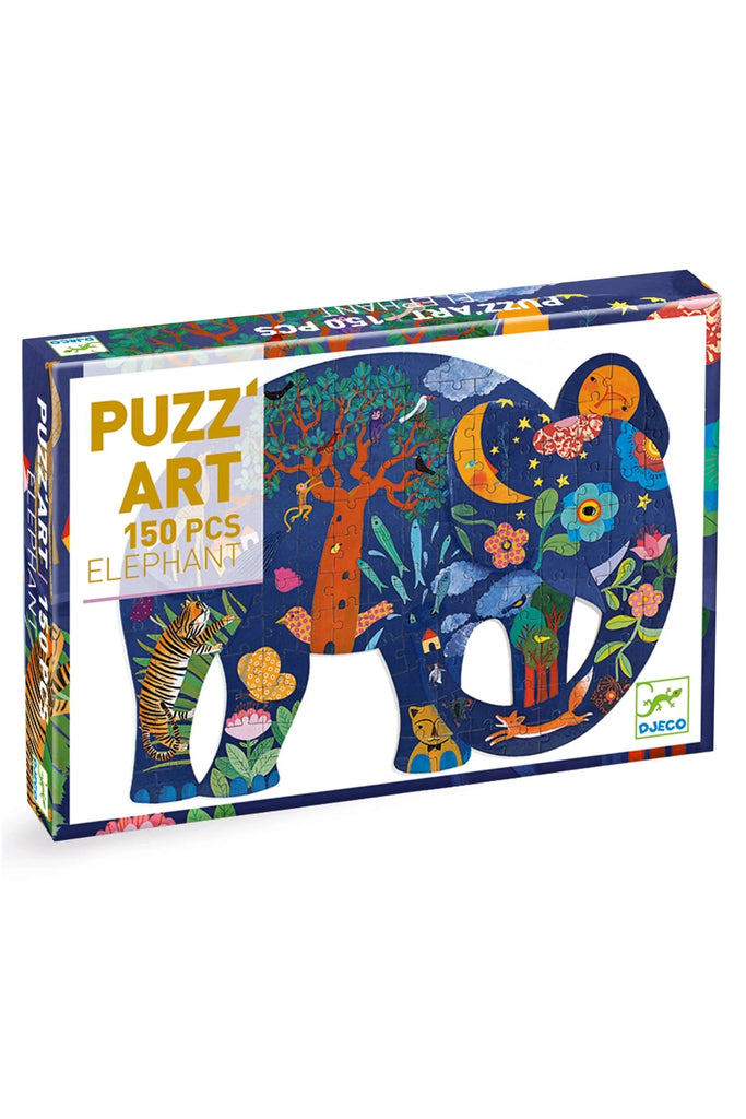 Elephant 150pc Puzz'Art Shaped Jigsaw Puzzle - Blickenstaffs Toy Store