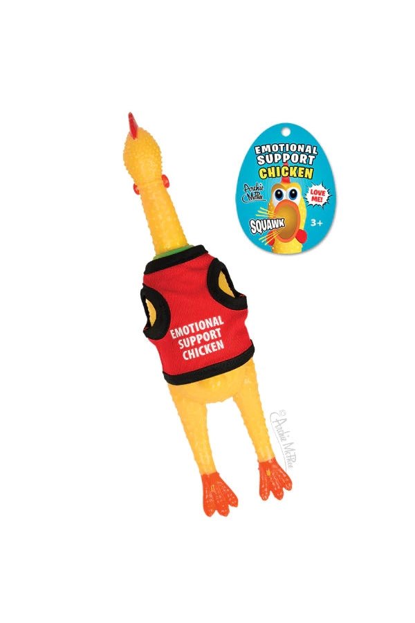 Emergency Support Rubber Chicken - Blickenstaffs Toy Store