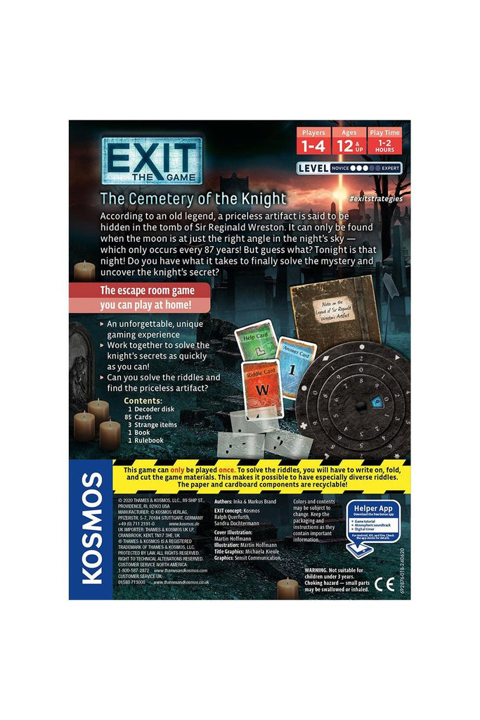 EXIT: The Cemetery of the Knight - Blickenstaffs Toy Store