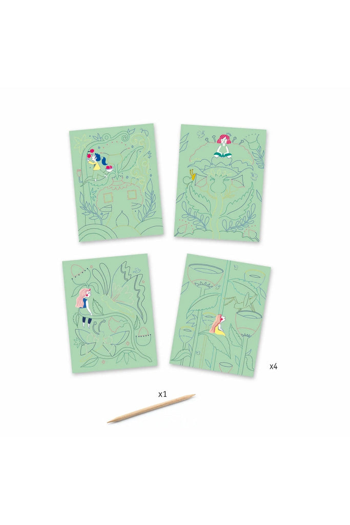 Fantasy Garden Scratch Card Activity Set - Blickenstaffs Toy Store