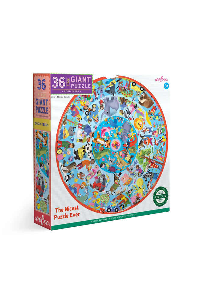 Good Deeds 36 Piece Giant Round Puzzle - Blickenstaffs Toy Store
