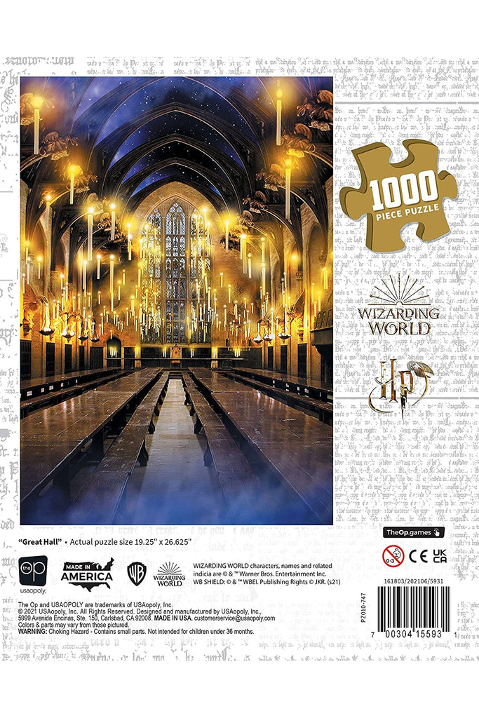 Harry Potter "Great Hall" Puzzle: 1000 pc - Blickenstaffs Toy Store