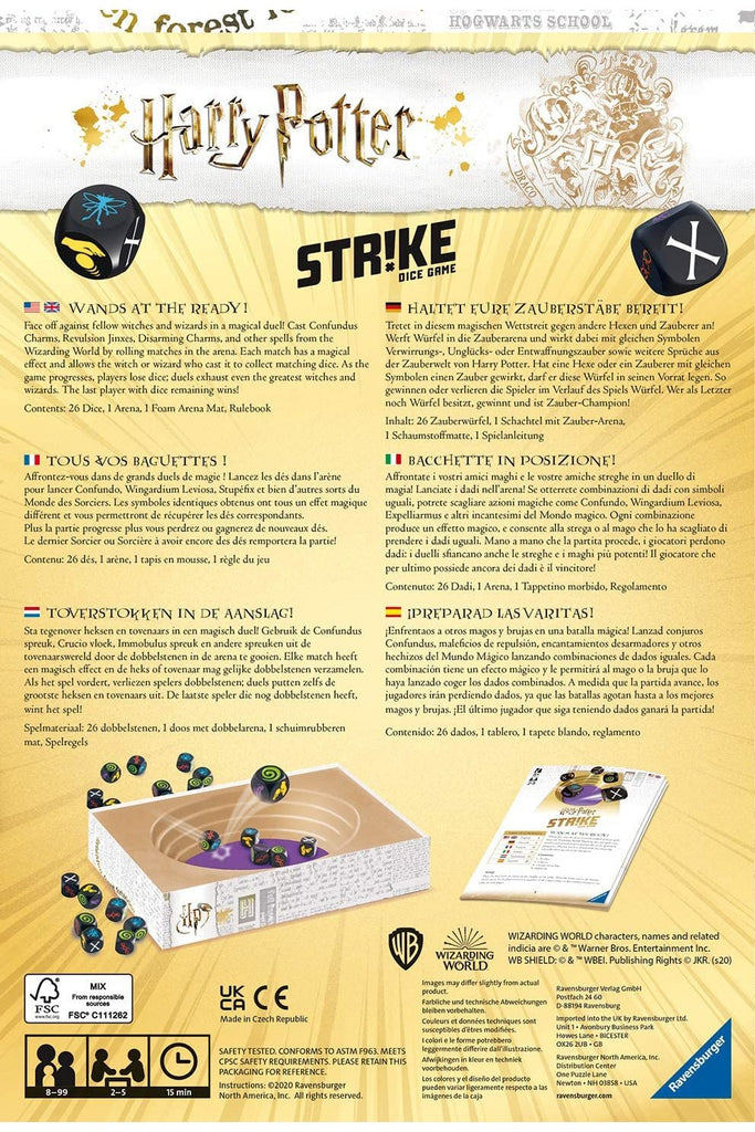 Harry Potter Strike Game - Blickenstaffs Toy Store