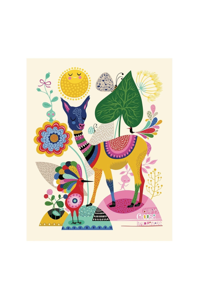 Helen Dardik: Llama Happiness Children’s Puzzle 64pc Puzzle - Blickenstaffs Toy Store