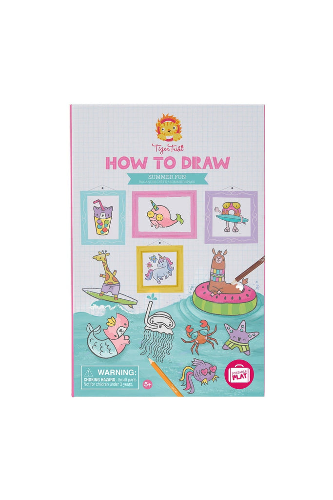 How to To Draw Coloring Set: Summer Fun - Blickenstaffs Toy Store