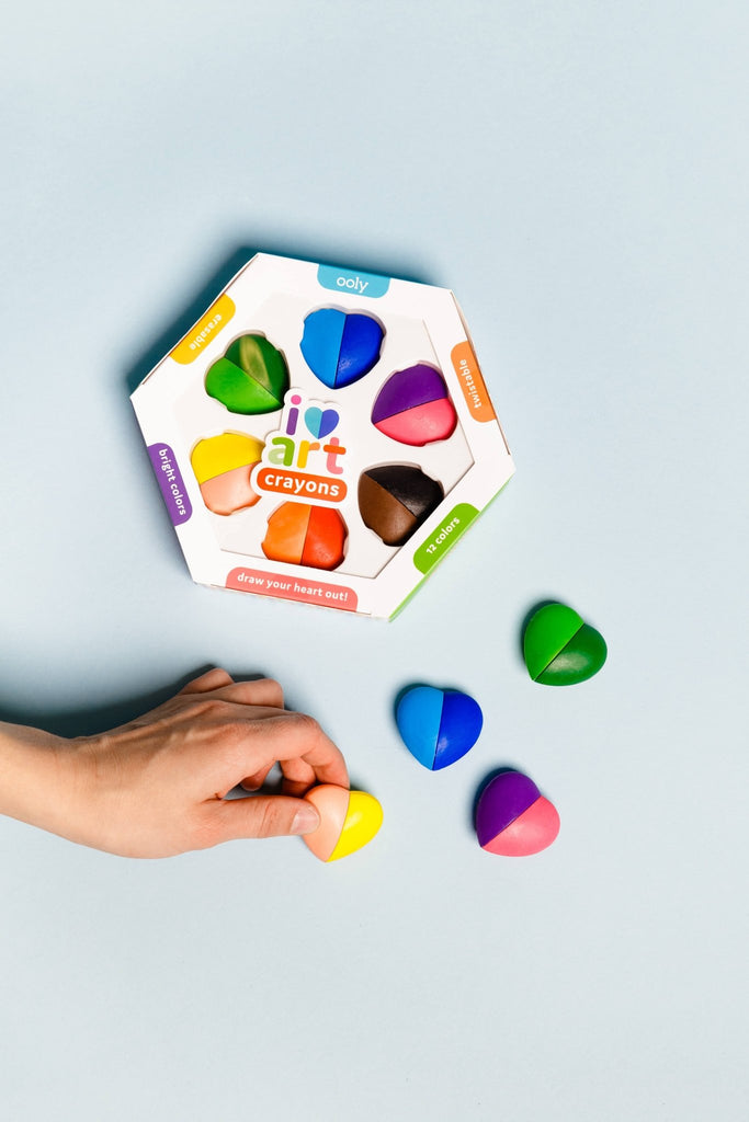 I Heart Art Erasable Crayons - Blickenstaffs Toy Store
