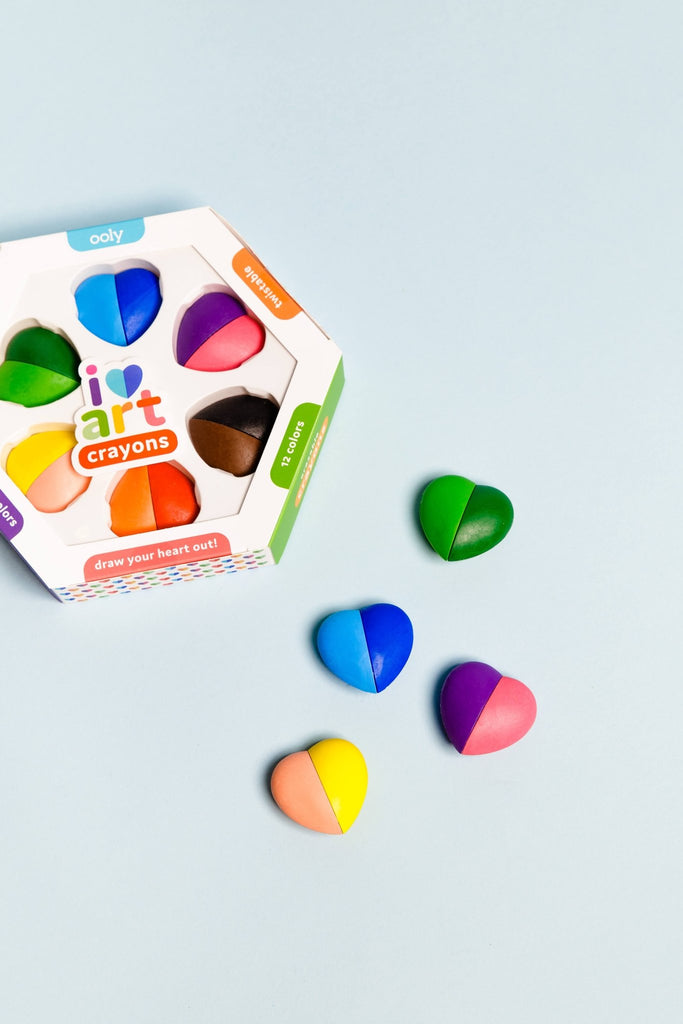 I Heart Art Erasable Crayons - Blickenstaffs Toy Store