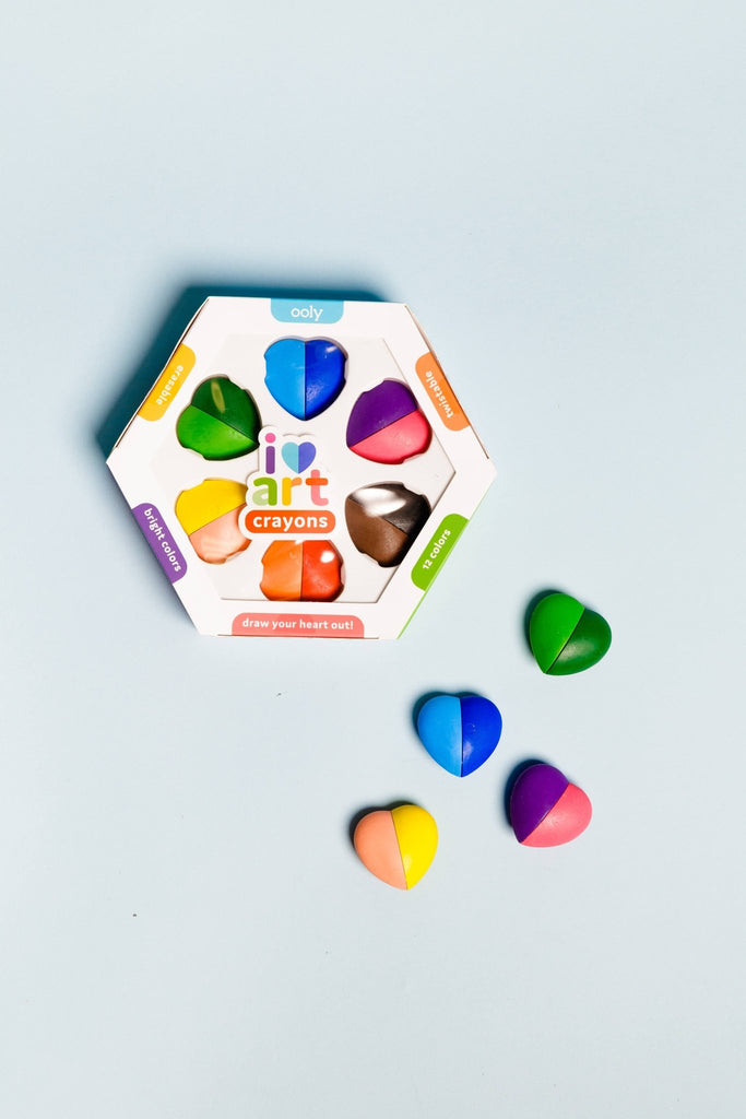 I Heart Art Erasable Crayons - Blickenstaffs Toy Store