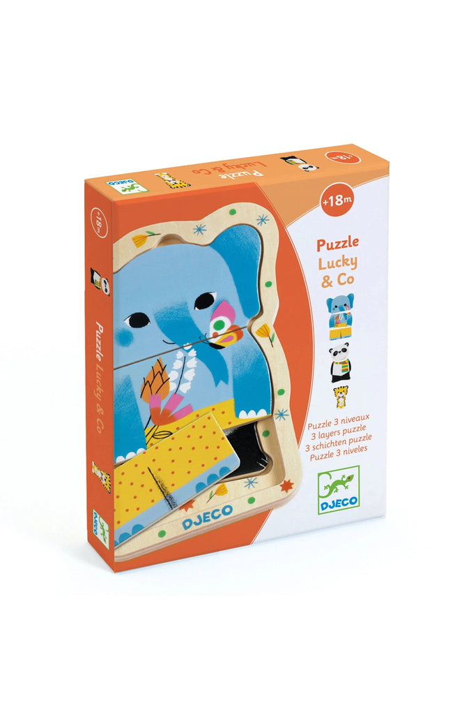 Lucky & Co Layered Wooden Puzzle - Blickenstaffs Toy Store