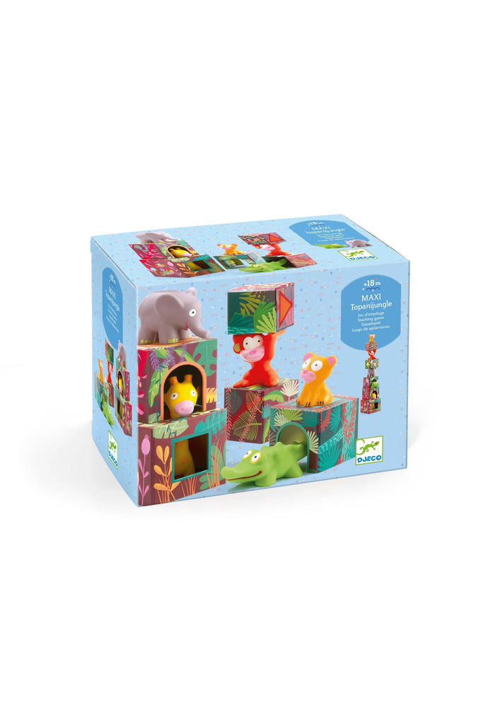 Maxi Topanijungle Nest and Stack Blocks + Animals - Blickenstaffs Toy Store