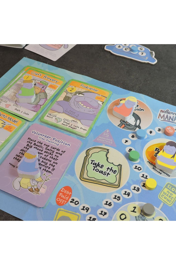 Millennial Manatees: Board Game in a Fanatee Pack - Blickenstaffs Toy Store