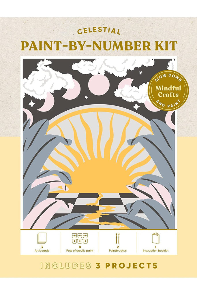 Mindful Crafts Celestial Paint by Number Kit - Blickenstaffs Toy Store