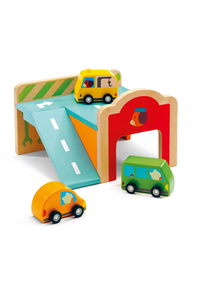 Minigarage Wooden Automobile Set - Blickenstaffs Toy Store