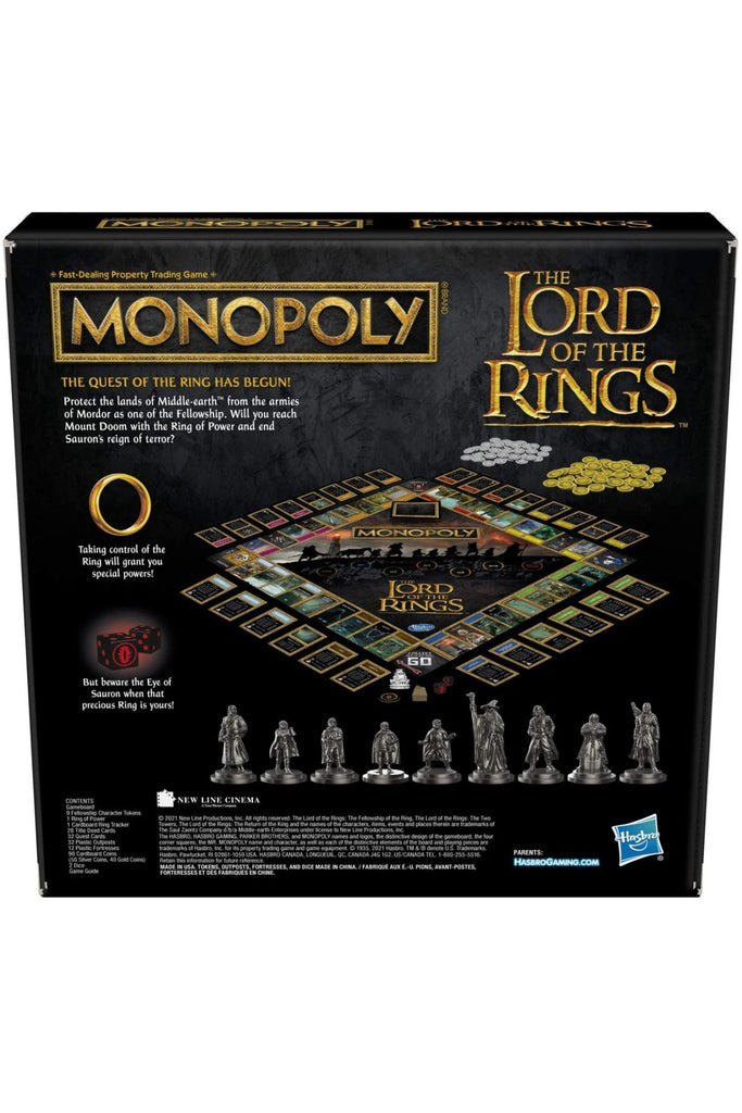 Monopoly: The Lord of The Rings Edition Board Game - Blickenstaffs Toy Store