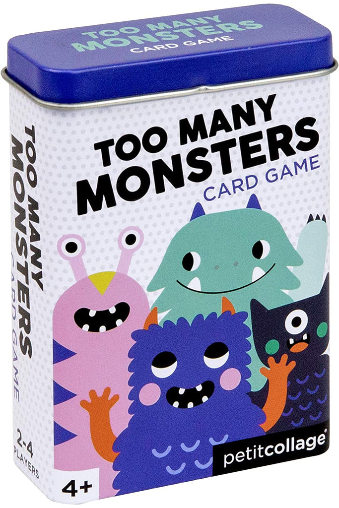 Too Many Monsters Card Game in tin case