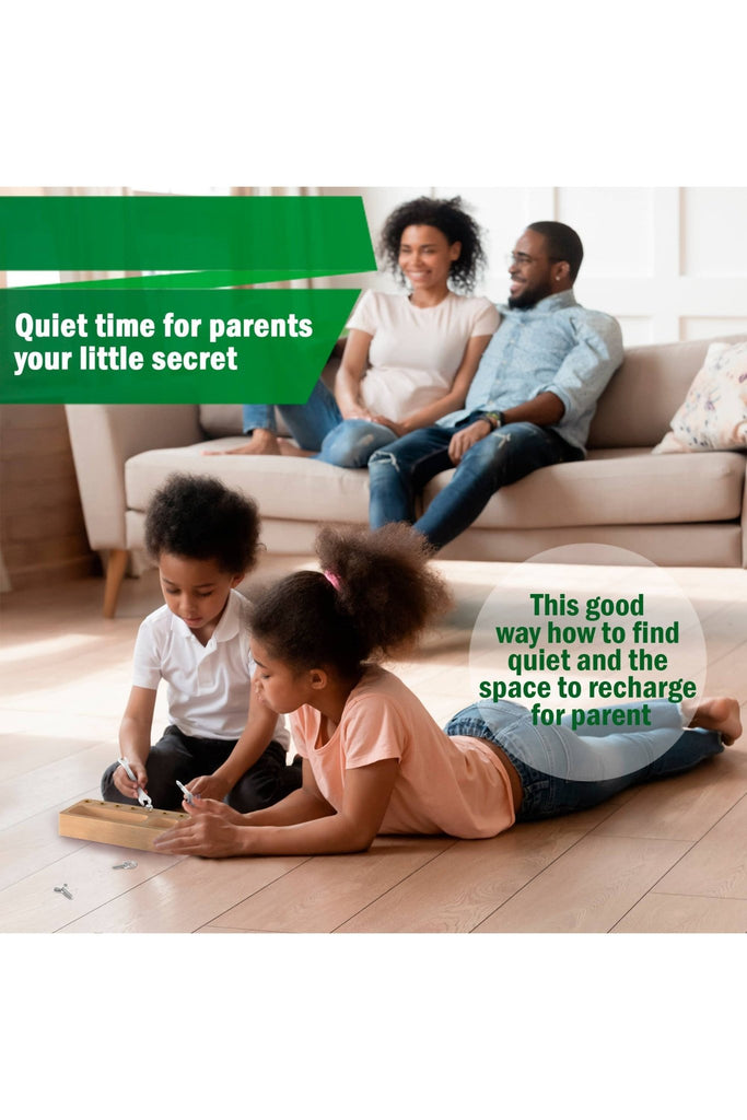 Montessori Toy for Kids - Wooden Screw Driver Board - Blickenstaffs Toy Store