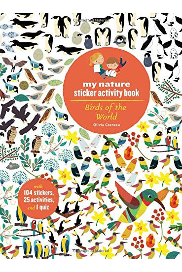 Birds of the World Sticker Book Cover Photo