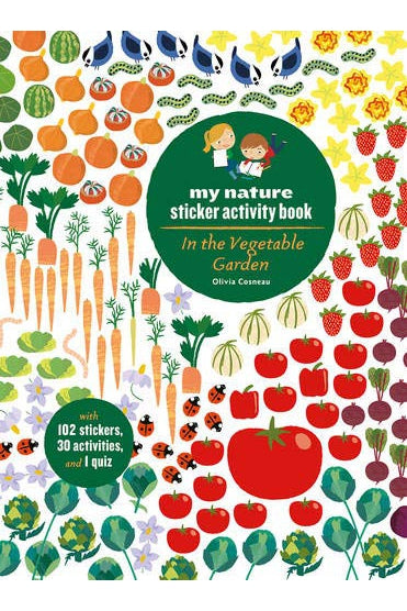 In the Vegetable Garden Sticker Book Cover Photo