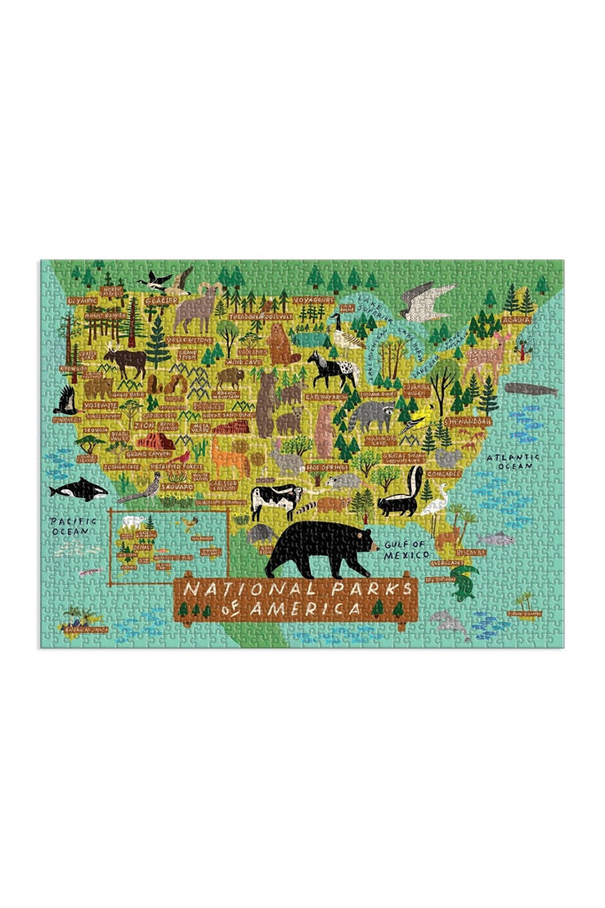 National Parks of America 1000 Piece Jigsaw Puzzle - Blickenstaffs Toy Store