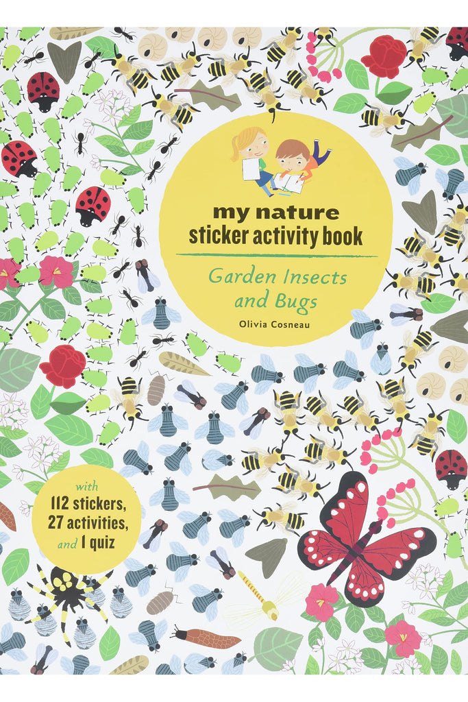 Garden Insects and Bugs Sticker Book Cover Photo