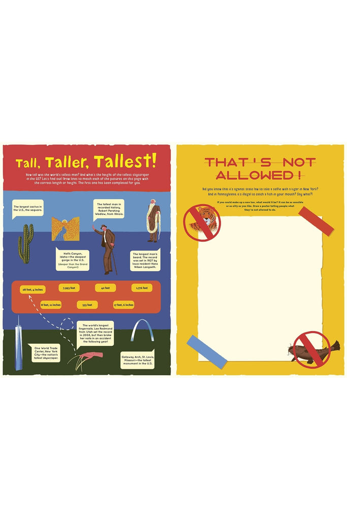 Only in America Activity Book - Blickenstaffs Toy Store