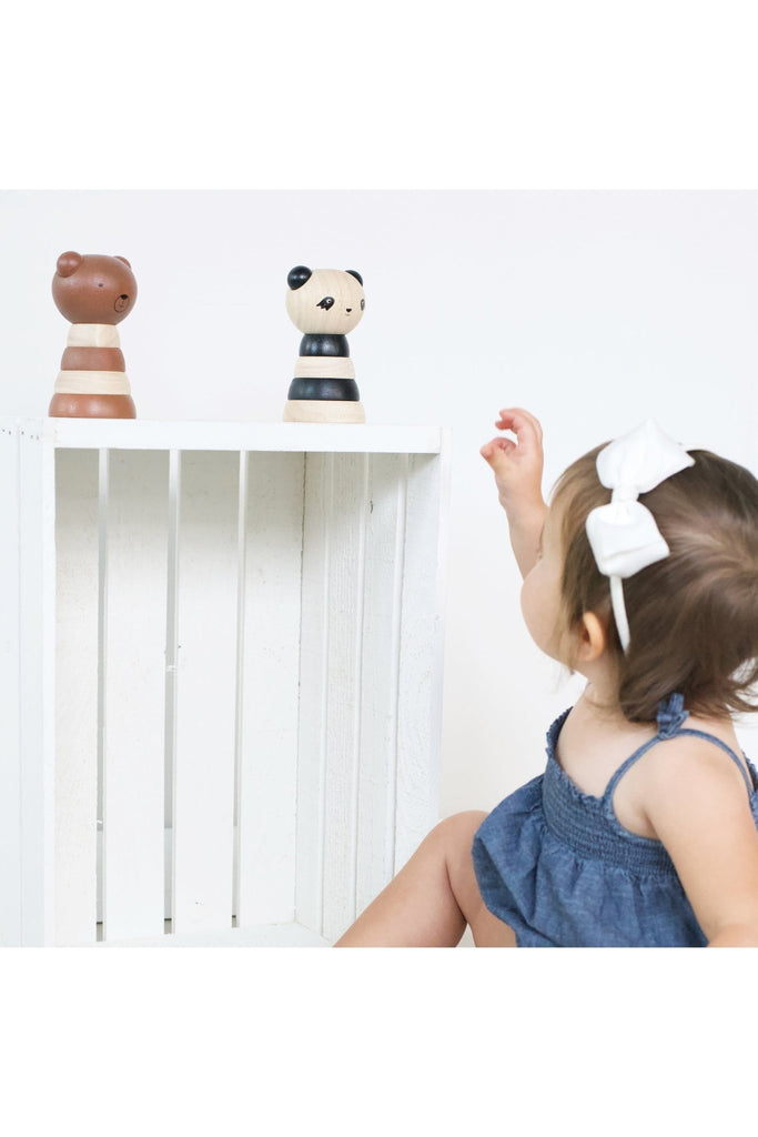 Panda - Wood Stacking Toy - Blickenstaffs Toy Store