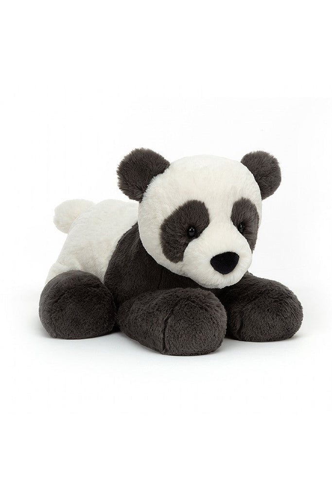 Panda laying down