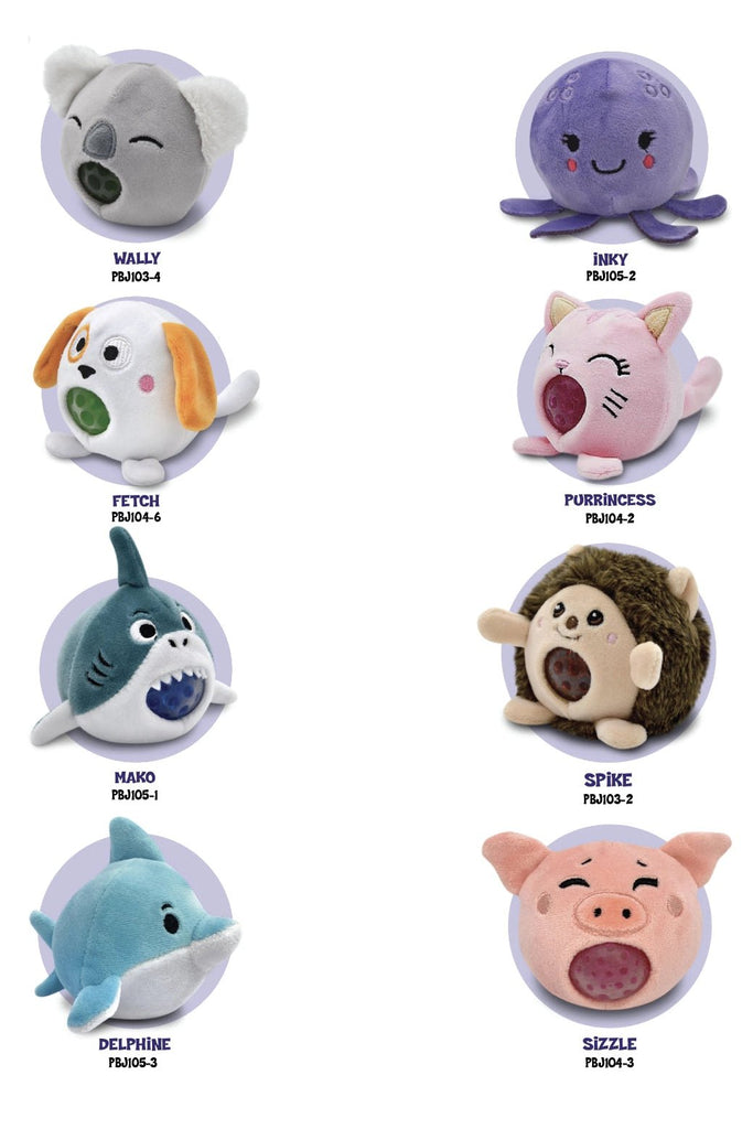 PBJ's Plush Ball Jellies - Animals - Blickenstaffs Toy Store