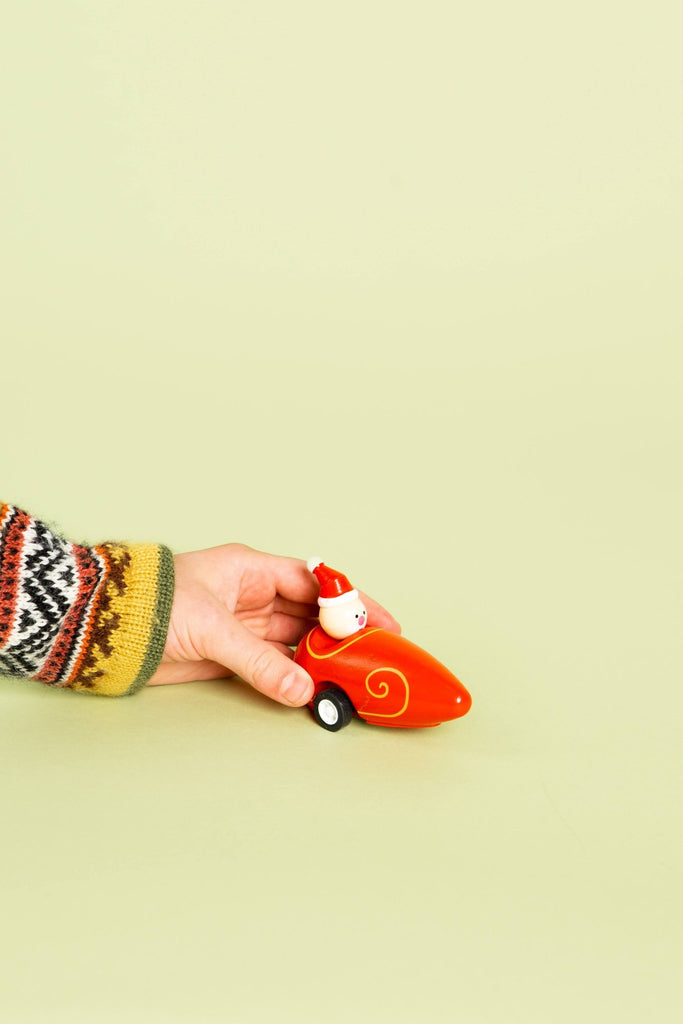 Pull Back Santa Sleigh - Blickenstaffs Toy Store