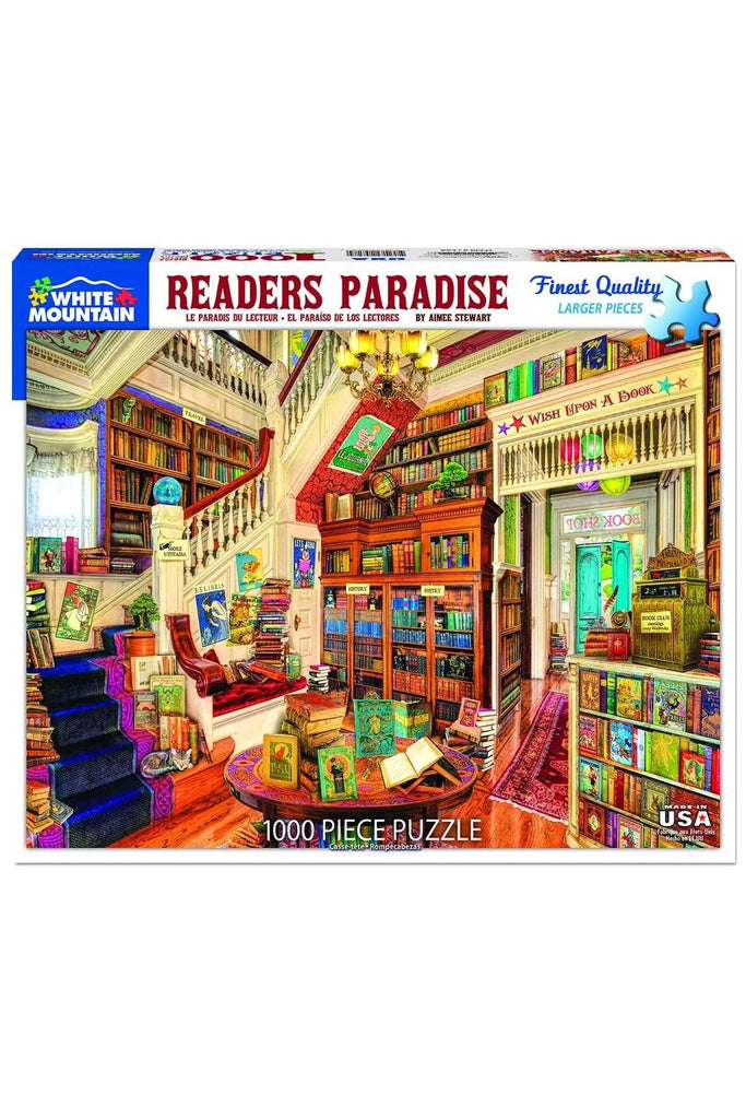 Readers Paradise Puzzle: 1000 Piece Jigsaw Puzzle - Blickenstaffs Toy Store